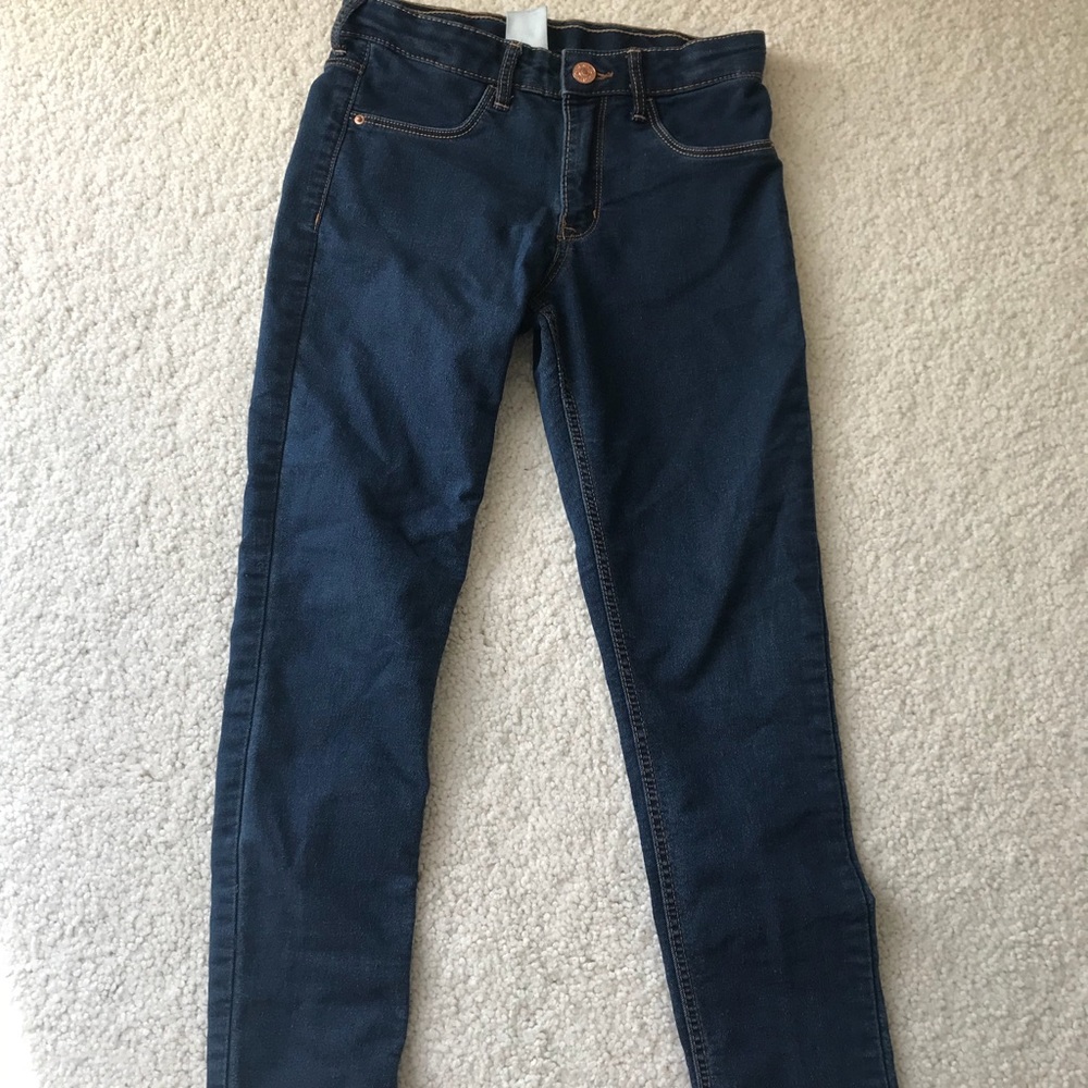 dark denim jeans